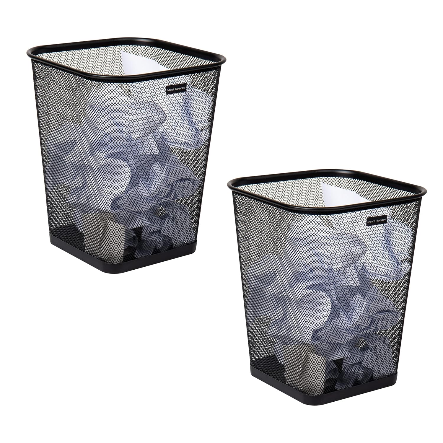 Paper Basket Mesh - Mind Reader Hasır Çöp Kovası, Atık