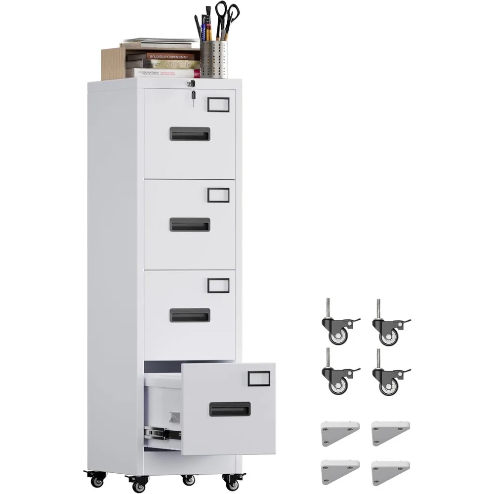 Office Furniture Names - 4 Çekmeceli Kilitlenebilir Ofis Dosya Saklama