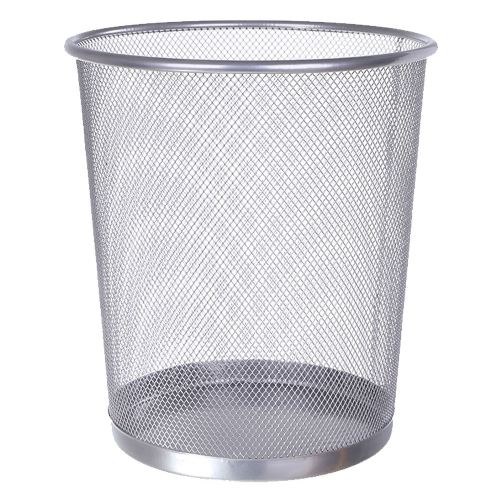 Paper Basket Mesh - Örgü Demir Çöp Kovası Üstü Açık