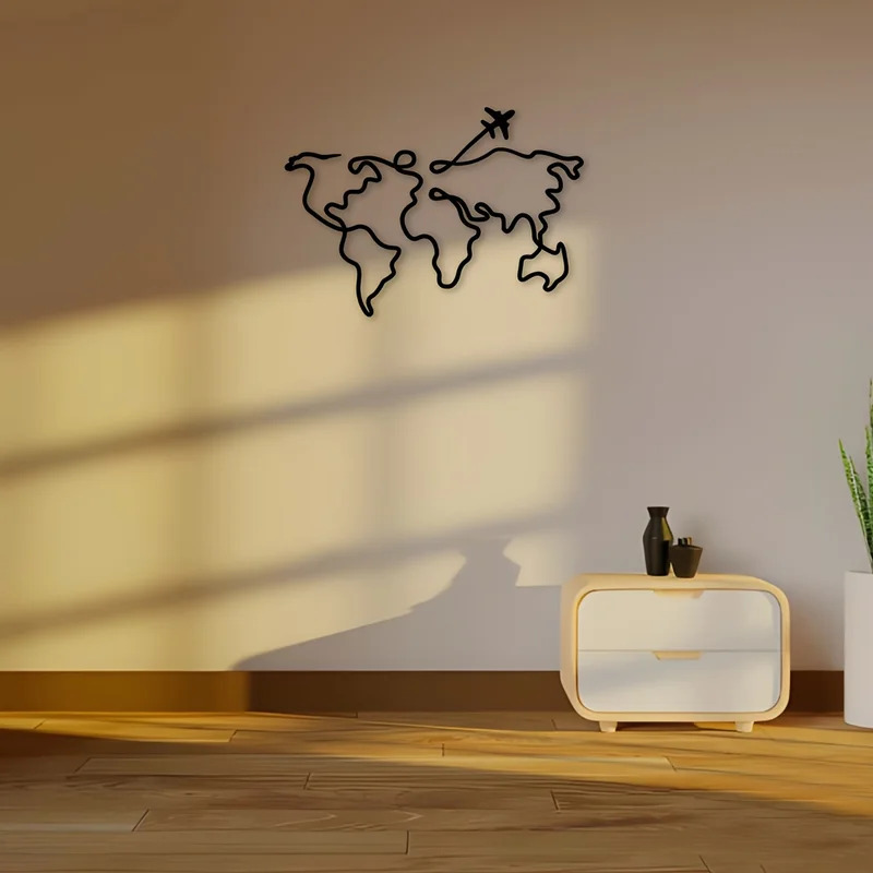 Office Furniture World - 1 Adet Art Deco Tarzı Metal