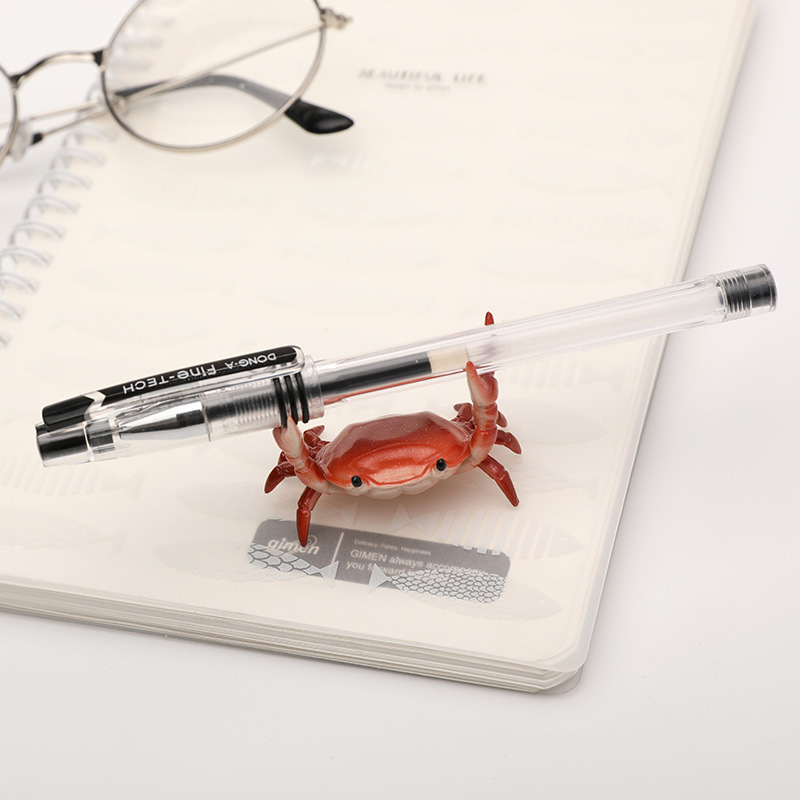Pegboard Office Organizer - Karikatür Komik Yengeç Kalem Tutucu Masaüstü