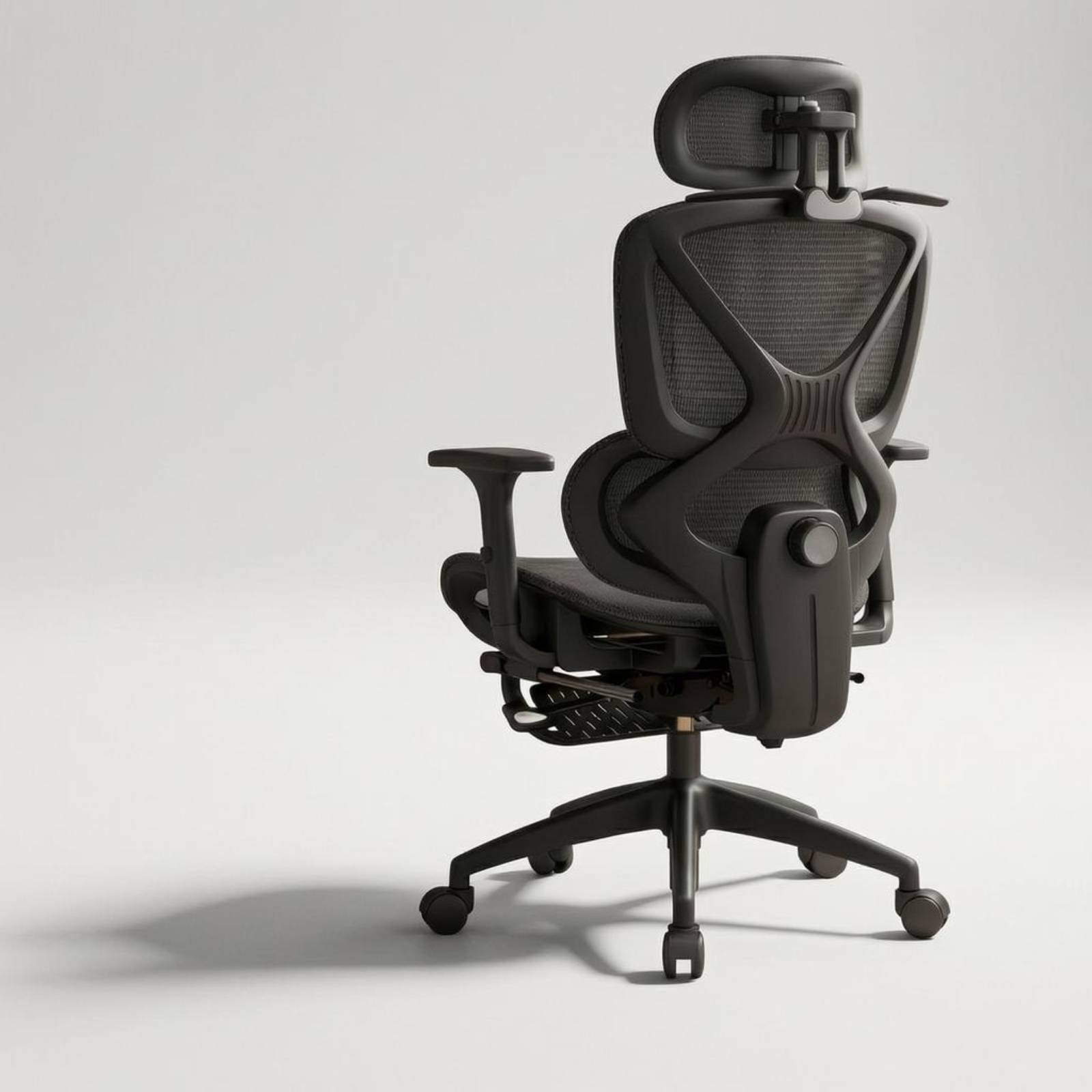 Office Furniture Commercial - Nefes Alabilen Fileli Kolçaklı, Ayarlanabilir Başlıklı