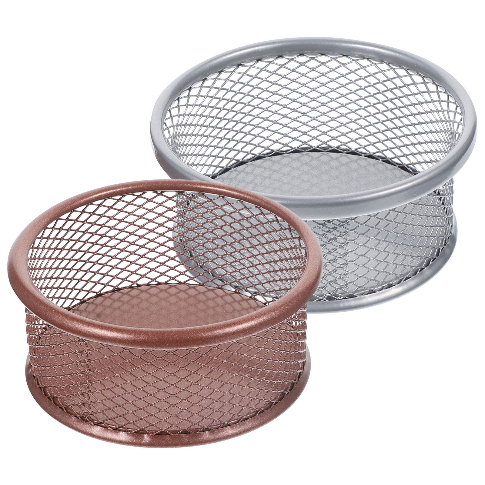 Paper Basket Mesh - 2 adet Metal Ataş Tutucu Örgü