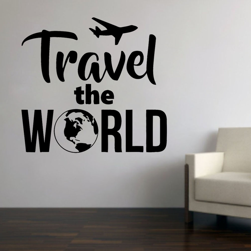Seyahat Acentesi duvar çıkartm - Office Furniture World incelemesi ve fiyatı