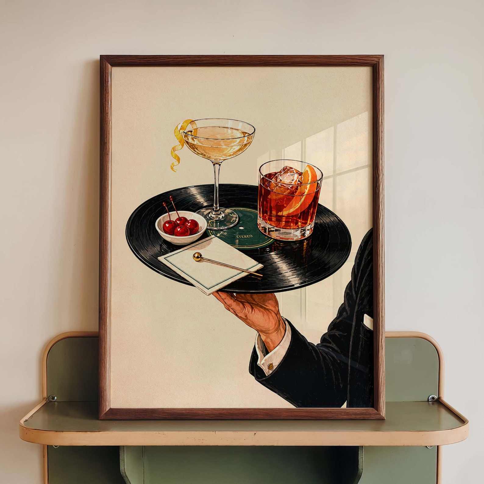 Vintage vinil plak kokteyl tuv - Office Furniture And Design incelemesi ve fiyatı