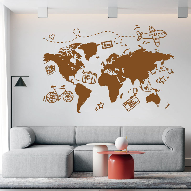 Gitmek seyahat dünya haritası  - Office Furniture World incelemesi ve fiyatı