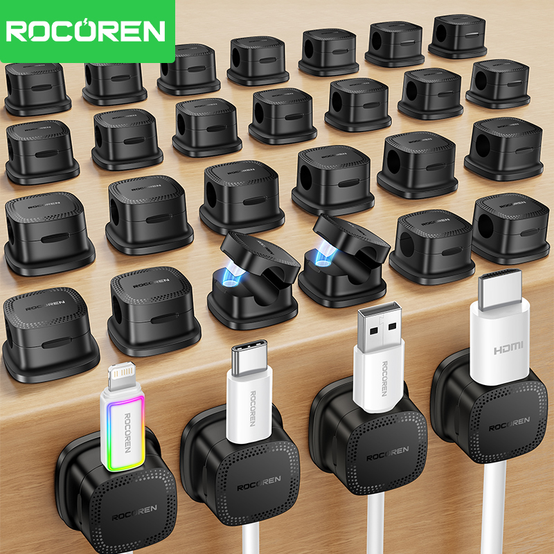 ROCOREN 30 adet manyetik kablo - Pegboard Office Organizer incelemesi ve fiyatı