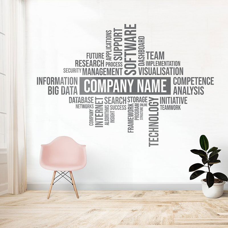 Özel İşletme Adı Duvar Çıkartm - Office Furniture Names incelemesi ve fiyatı