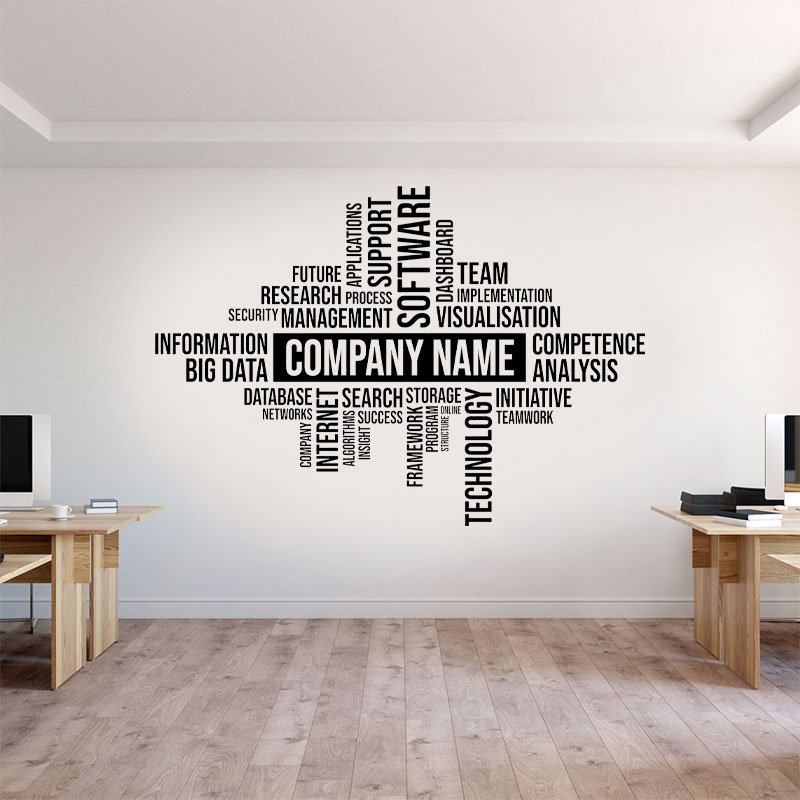 Özel İşletme Adı Duvar Çıkartm - Office Furniture Names incelemesi ve fiyatı
