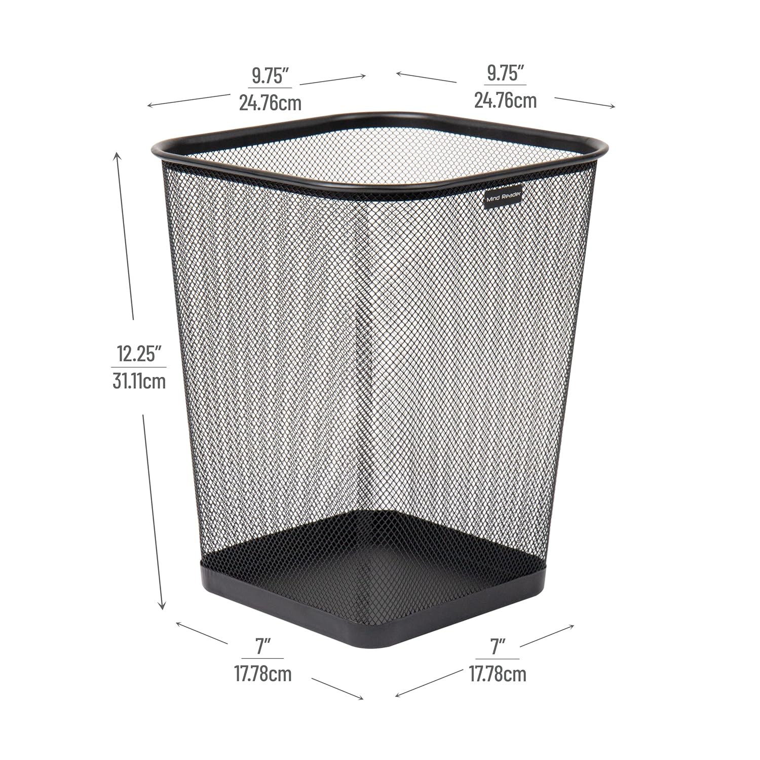 Mind Reader Hasır Çöp Kovası,  - Paper Basket Mesh incelemesi ve fiyatı