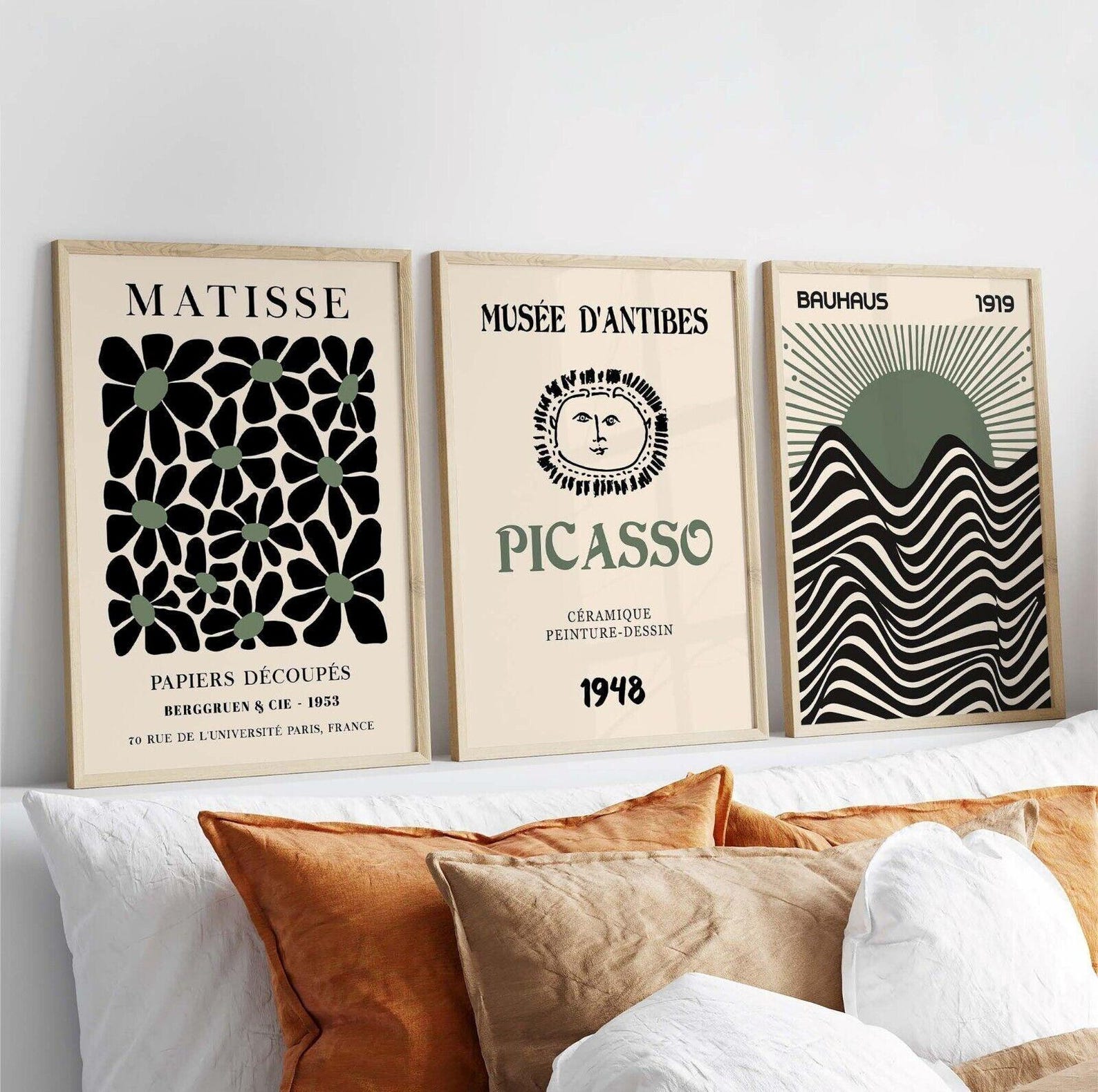 3 adet/takım Retro Matisse tuv - Office Furniture And Design incelemesi ve fiyatı