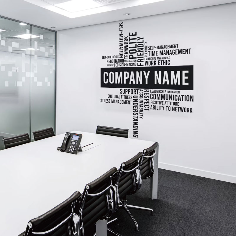 Özel İşletme Adı Vinil Duvar Ç - Office Furniture Names incelemesi ve fiyatı