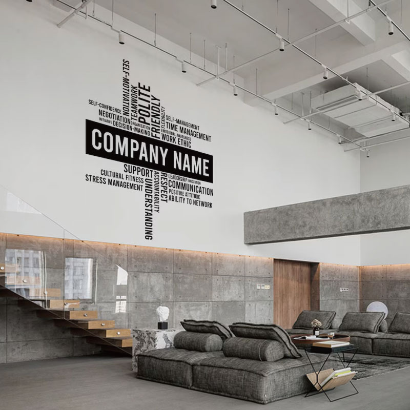 Özel İşletme Adı Vinil Duvar Ç - Office Furniture Names incelemesi ve fiyatı