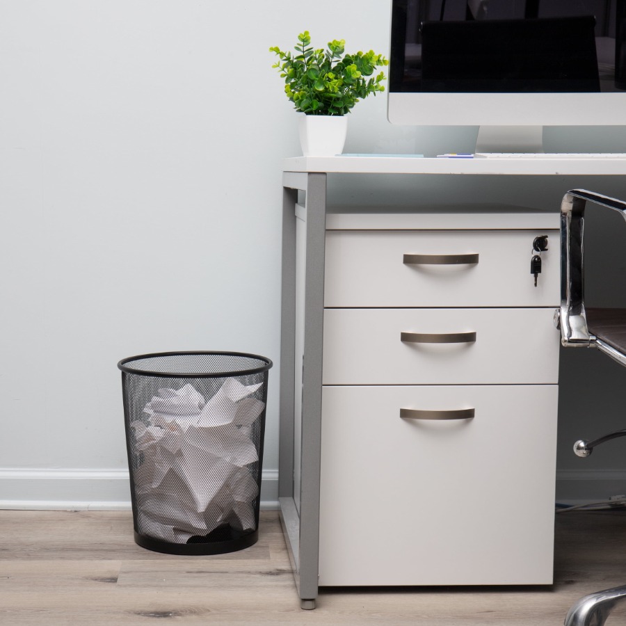 Fileli Çöp Kovası 16.65L Ofis  - Paper Basket Mesh incelemesi ve fiyatı
