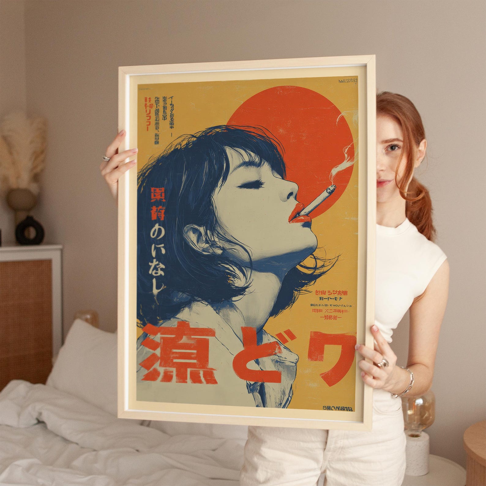 Retro Japon Kadın Sigara İçiyo - Office Furniture Hon incelemesi ve fiyatı