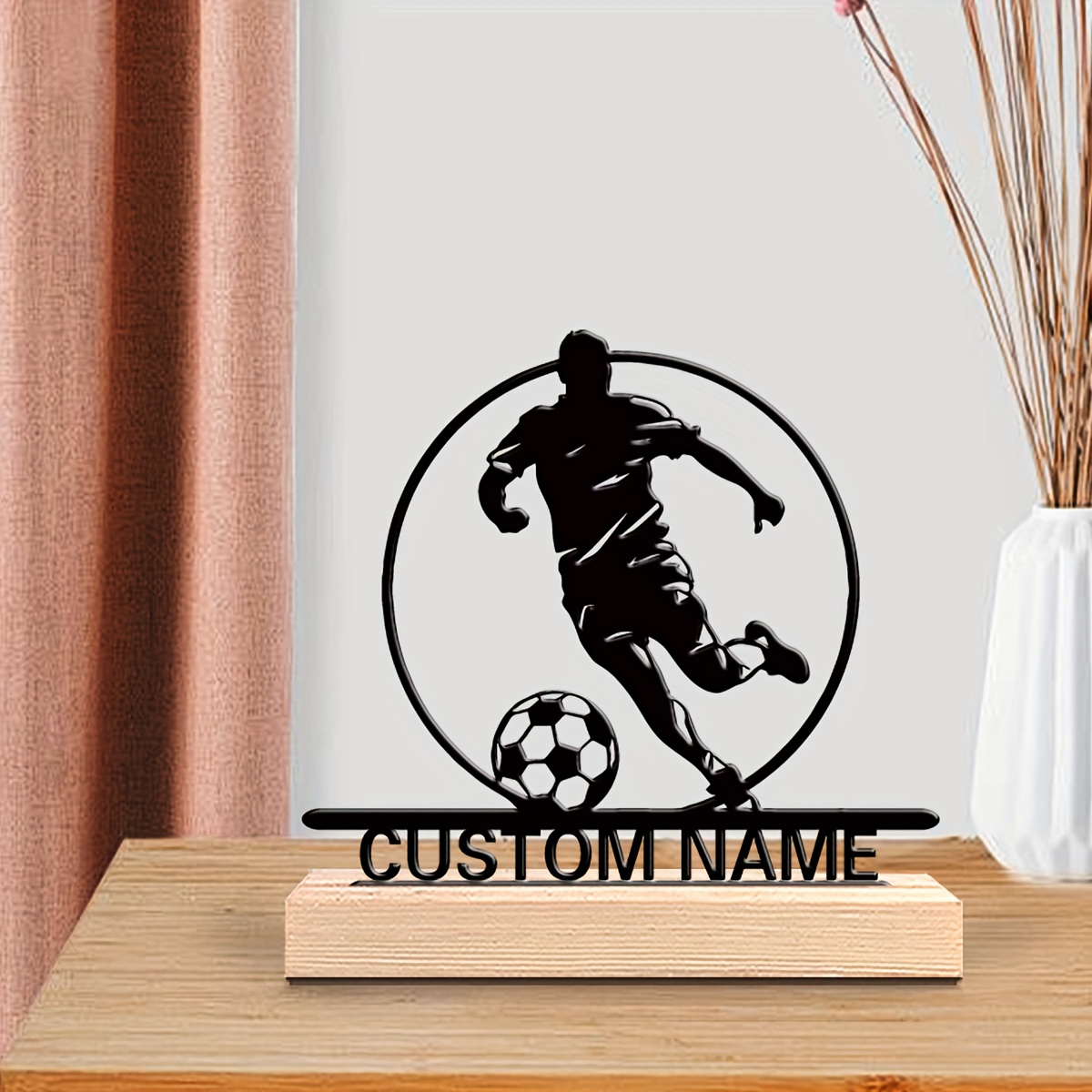 İsme Özel Metal Futbolcu Heyke - Office Furniture And Design incelemesi ve fiyatı