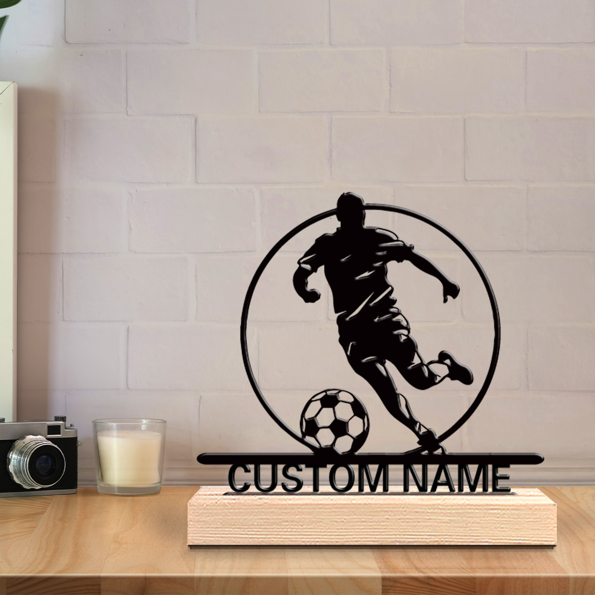 İsme Özel Metal Futbolcu Heyke - Office Furniture And Design incelemesi ve fiyatı