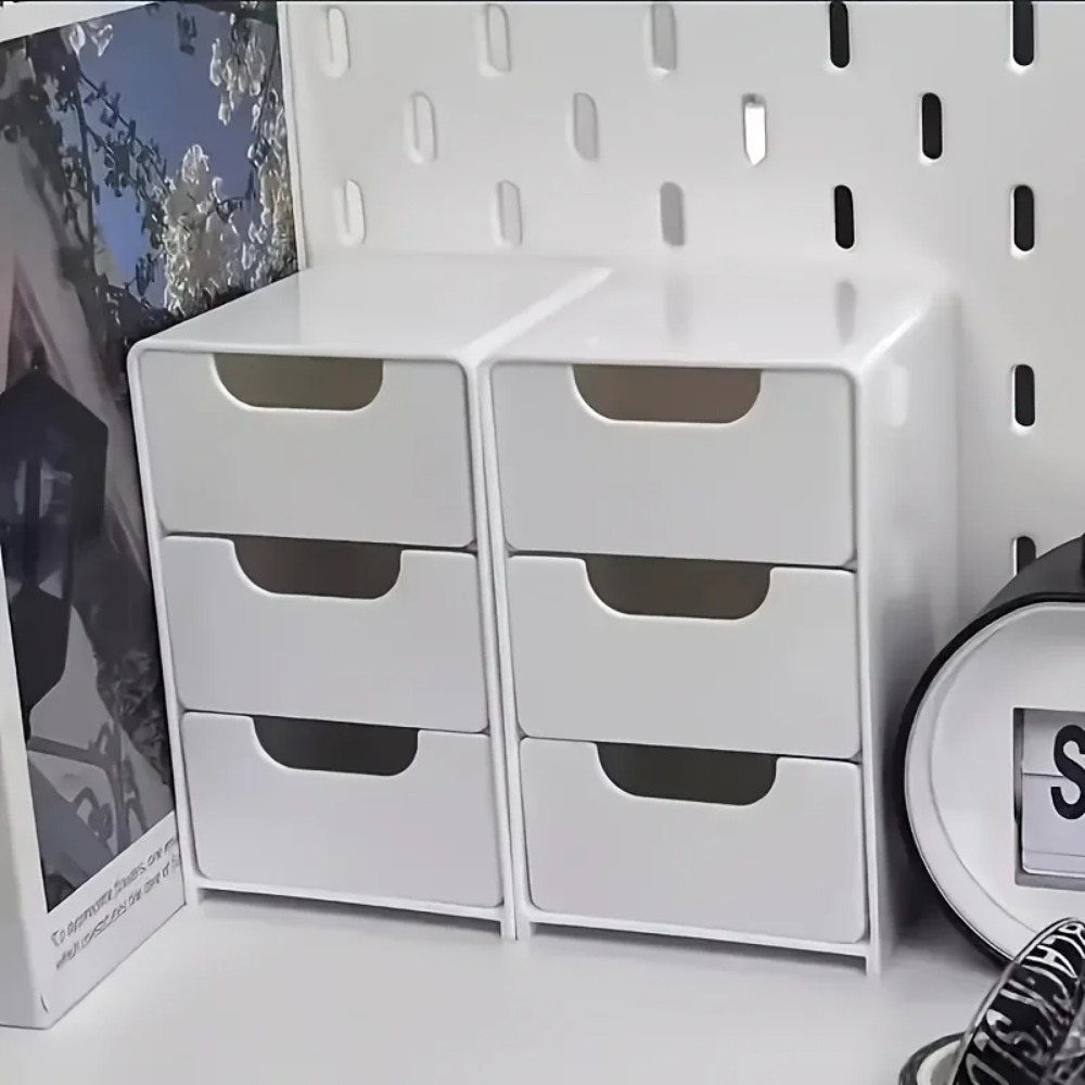 Şık 3 Katlı Çekmeceli Masa Düz - Pegboard Office Organizer incelemesi ve fiyatı