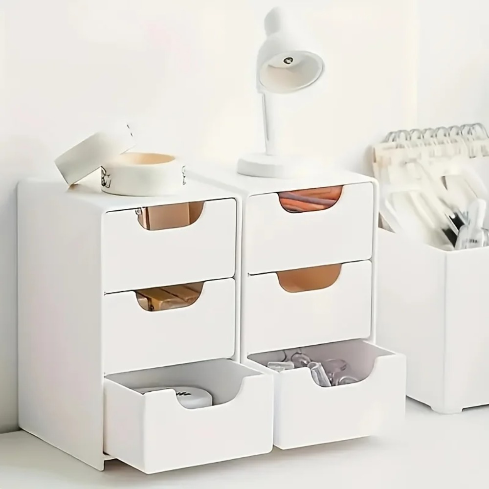 Şık 3 Katlı Çekmeceli Masa Düz - Pegboard Office Organizer incelemesi ve fiyatı