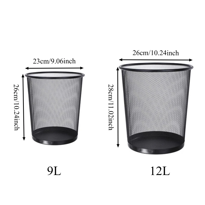 9L/12L Ezilmeye Dayanıklı Meta - Paper Basket Mesh incelemesi ve fiyatı