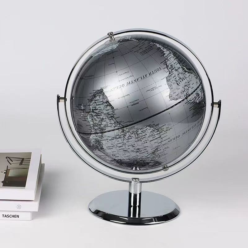 25cm Lüks Gümüş Dünya Küresi S - Office Furniture World incelemesi ve fiyatı